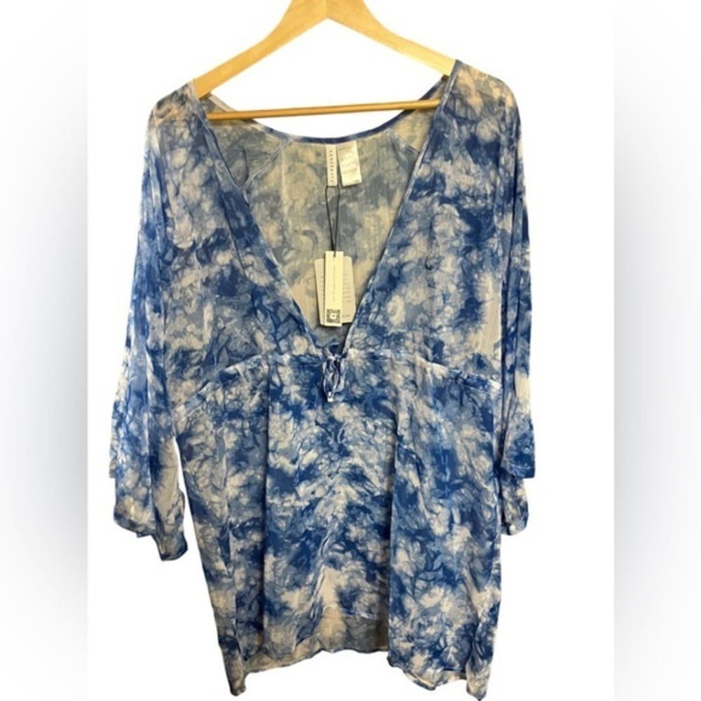 Sanctuary womens size large tie dye poolside coverup size large